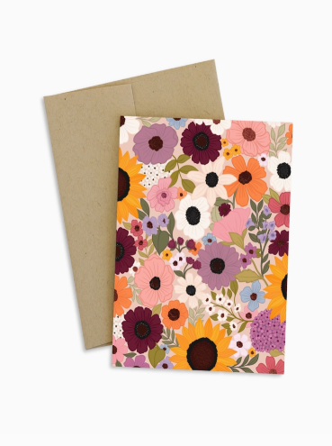 Rainbow Garden Card