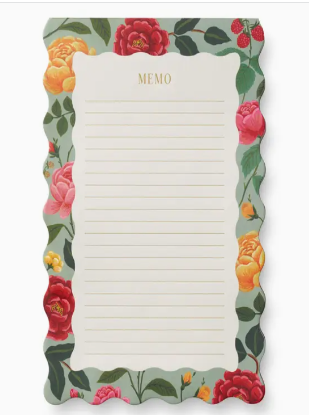 Rose Memo Pad