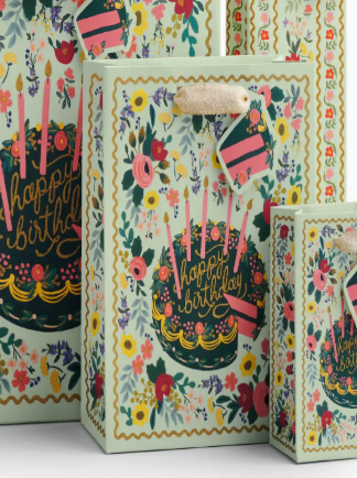 Floral Cake Medium Bag