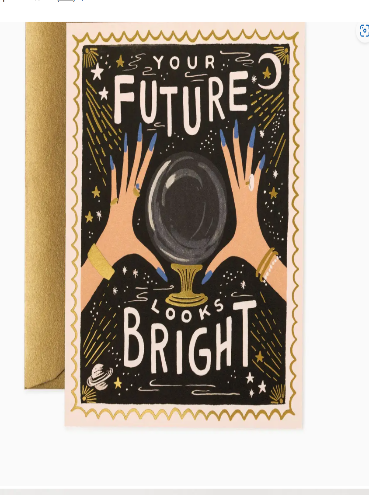 Future is bright card