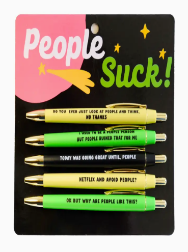People Suck Pen Set