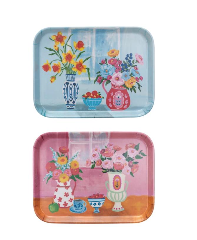 Flower Vase Decor Trays