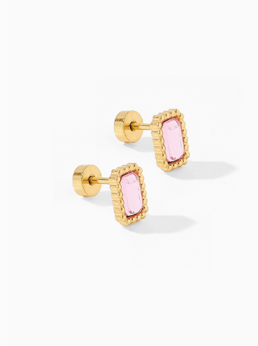Madison Pink Studs