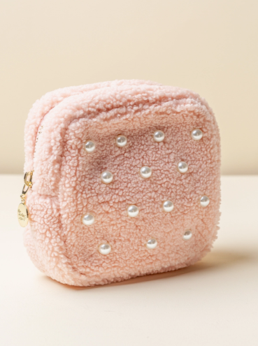Blush Pearl Teddy Pouch