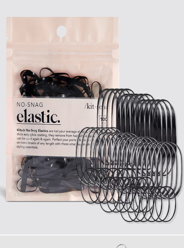 No-Snag Elastics Black