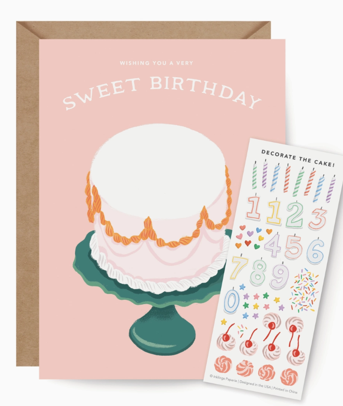 Decorate Cake Card
