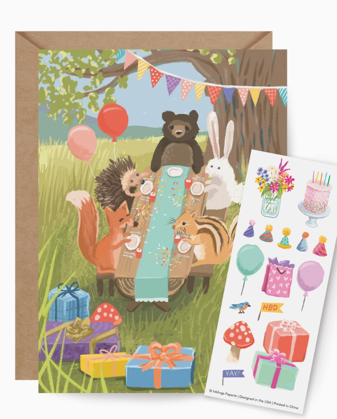 Decorate Woodland Card