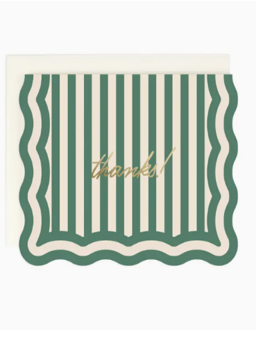 Thanks Striped Card