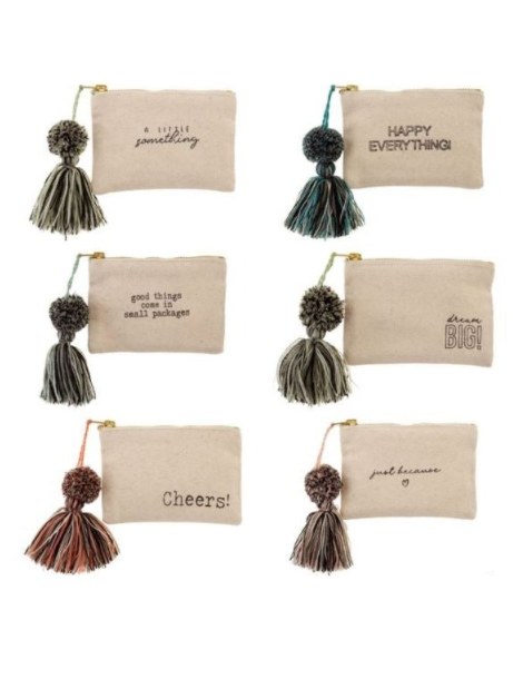 Canvas Assorted Pouches