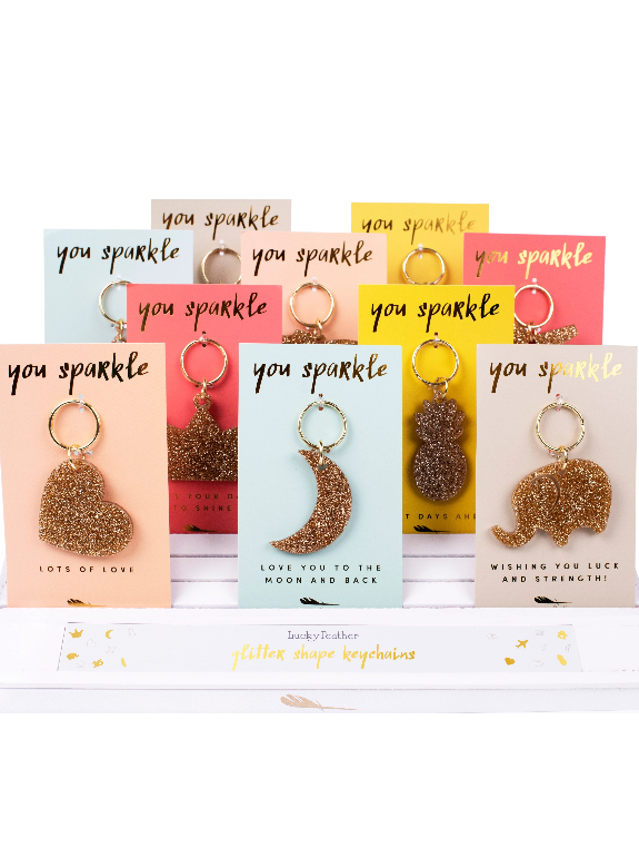 You Sparkle Glitter Keychains You Sparkle Glitter Keychains