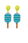 Pickleball Paddle Stripe Earring