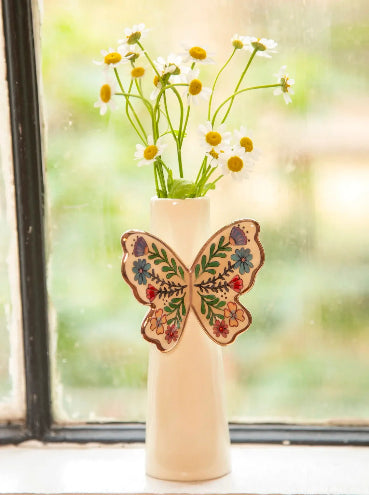 Large Butterfly Bud Vase