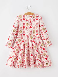 Christmas Cookie Twirl Dress