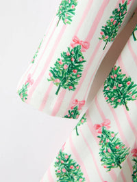 Christmas Pink Tree Twirl Dress