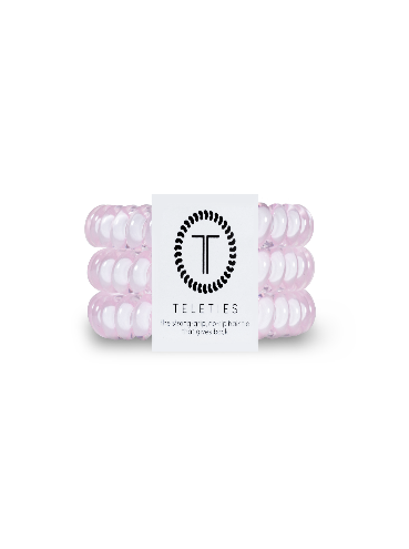 Spiral Hair Coils | Small | Rose Water Pink Hair Ties
