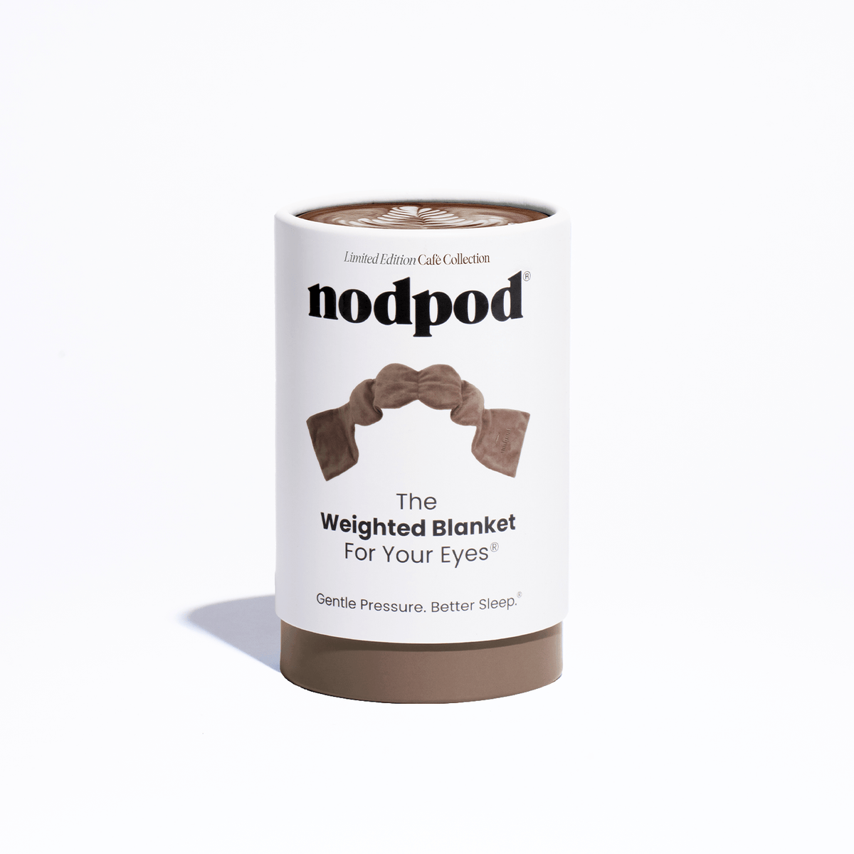 Nodpod Mocha Weighted Sleep Mask