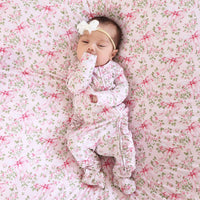 Bows in Bloom Ruffle Footie
