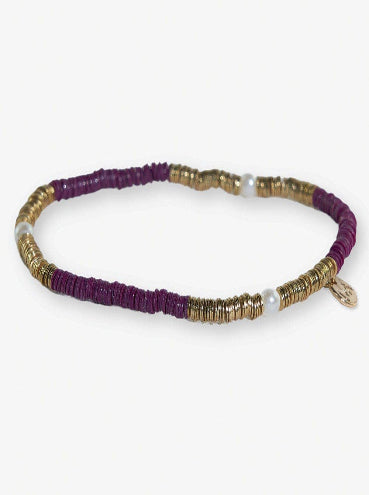 Rory Plum Pearl bracelet