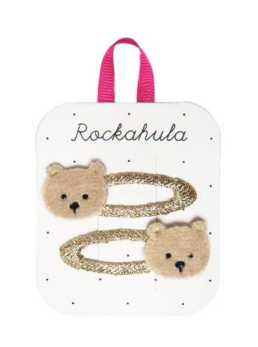 Teddy Bear Hair Clips