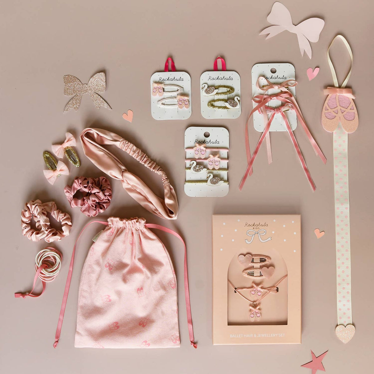 Ballet Shoe Hair Clips