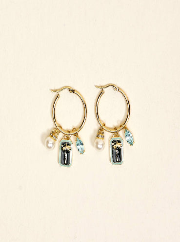 Hoop Earrings–Island Breeze