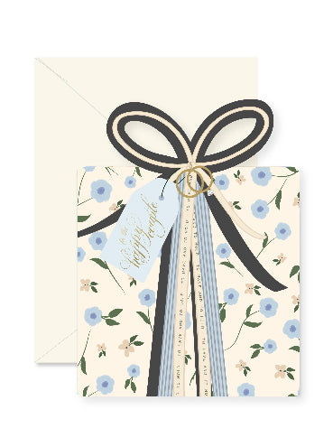 Wedding Gift Blue Card