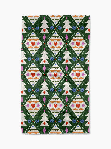 Nordic Christmas Tea Towel