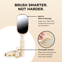 Medium Hair Detangler Brush - Tan