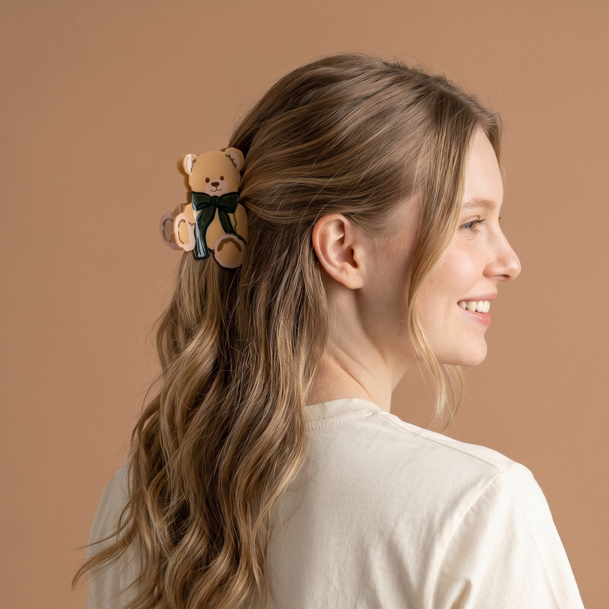 Shape Up Claw Clip-Teddy Bear