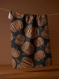 Pumpkin Noir Tea Towel