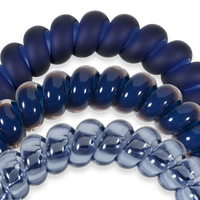 Spiral Hair Coils | Large | Nightfall Navy Hair Ties