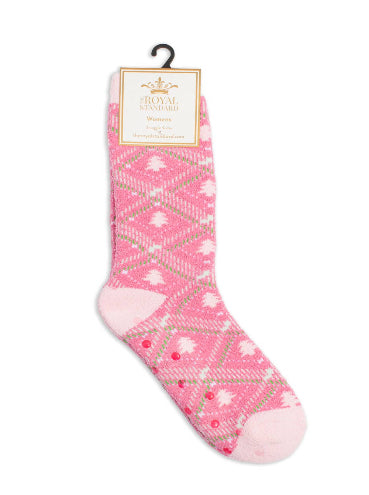 Women's Tree Plaid Socks