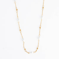 Waterproof Necklace 18" Pearl & Bead Station Narelle