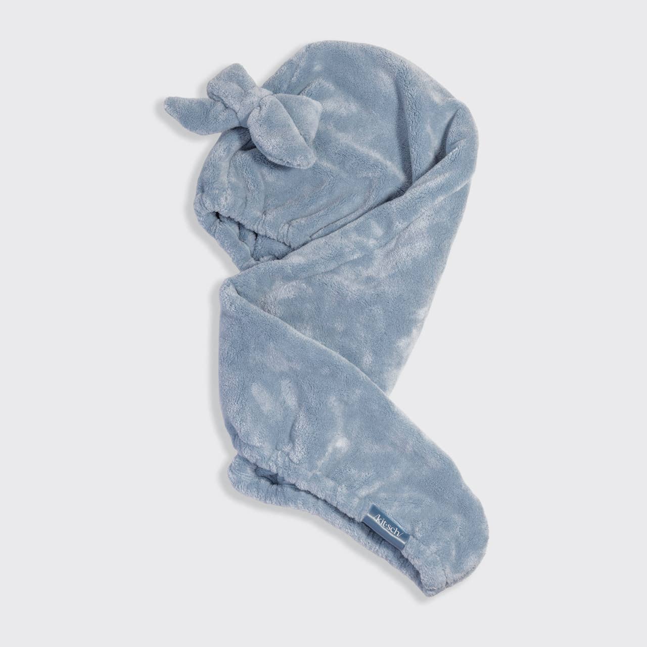 Bow Hair Towel - Coastal Blue