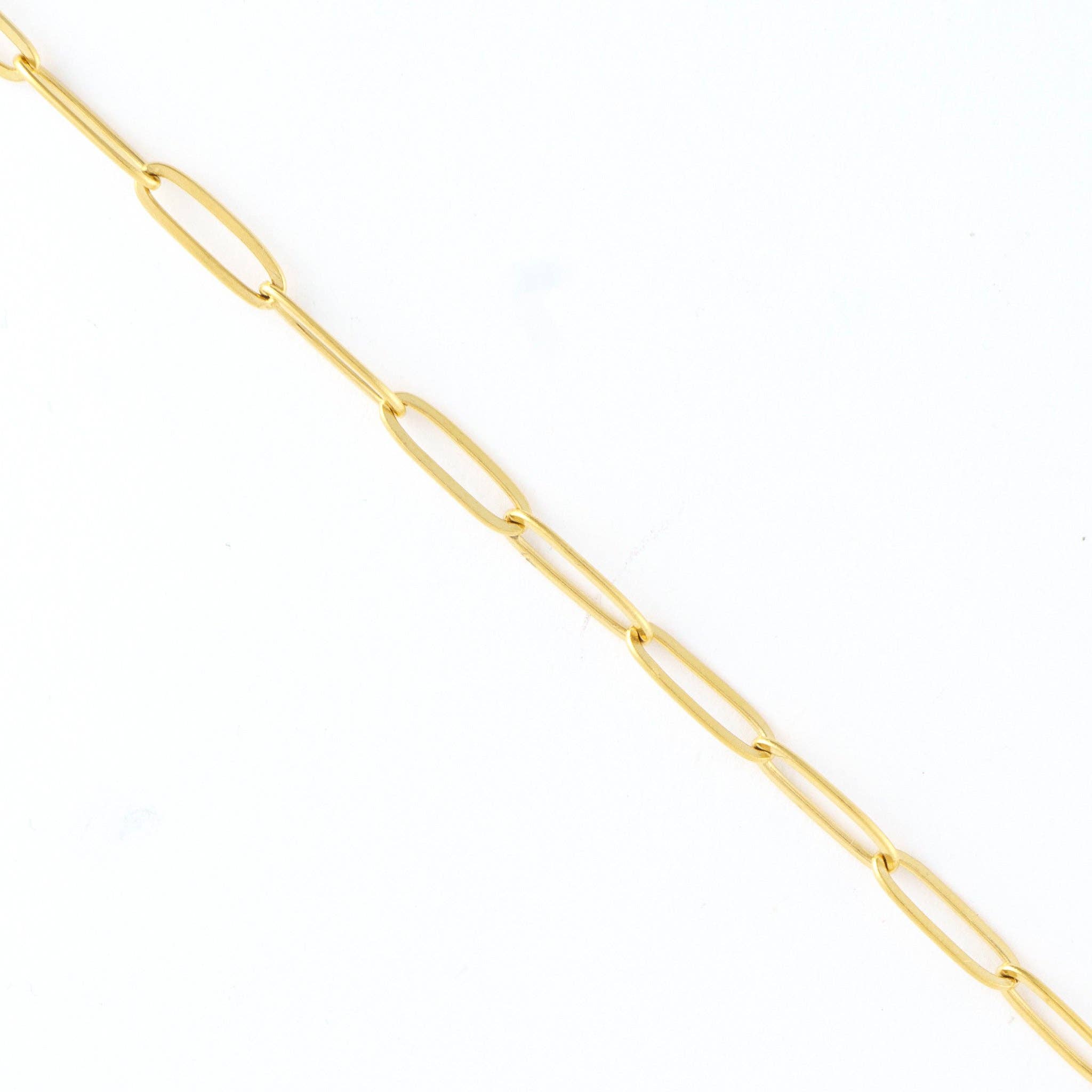 Waterproof 18" Paperclip Chain Necklace