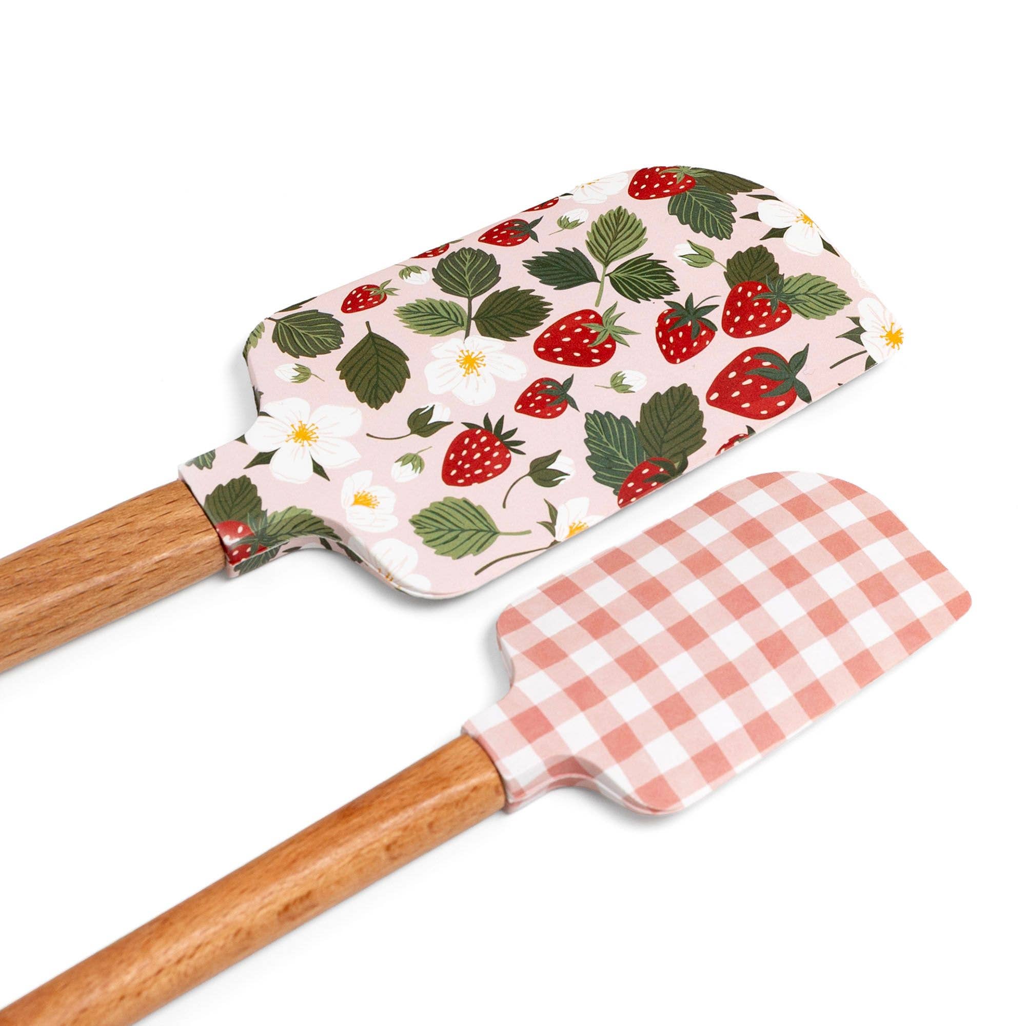 Strawberry Patch Silicone Kitchen Spatulas