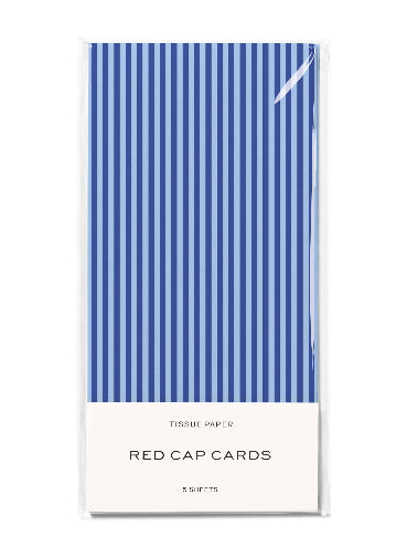 Blue Pinstripes tissue paper