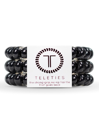Spiral Hair Coils | Large | Jet Black Hair Ties