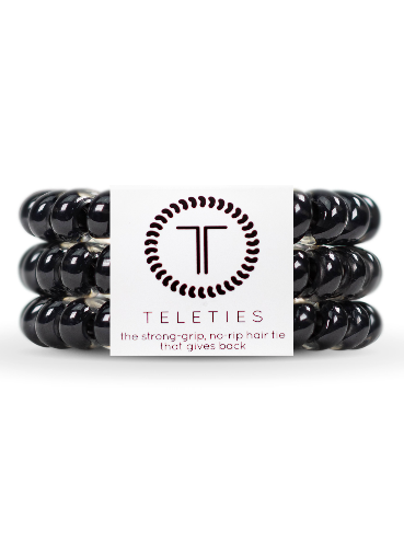 Spiral Hair Coils | Large | Jet Black Hair Ties