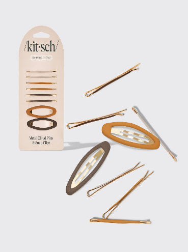 Metal Cloud Pins & Snap Clips