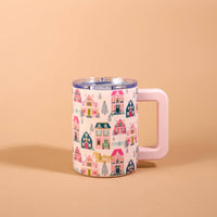 14 oz Insulated Mug-Sugarplum Lane
