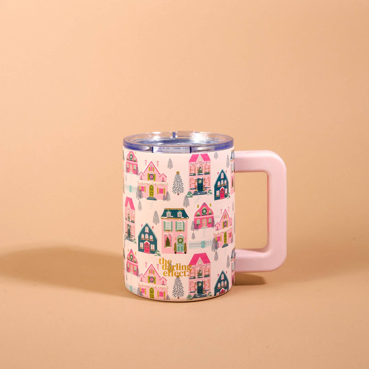 14 oz Insulated Mug-Sugarplum Lane