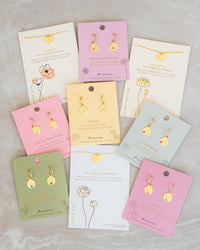 Birth Month Flower Earrings
