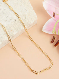 Waterproof 18" Paperclip Chain Necklace