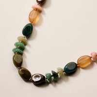Organic Resin Bead Necklaces