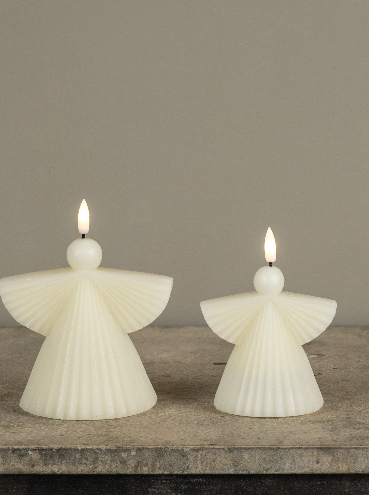 4.25" CREAM ANGEL CANDLE