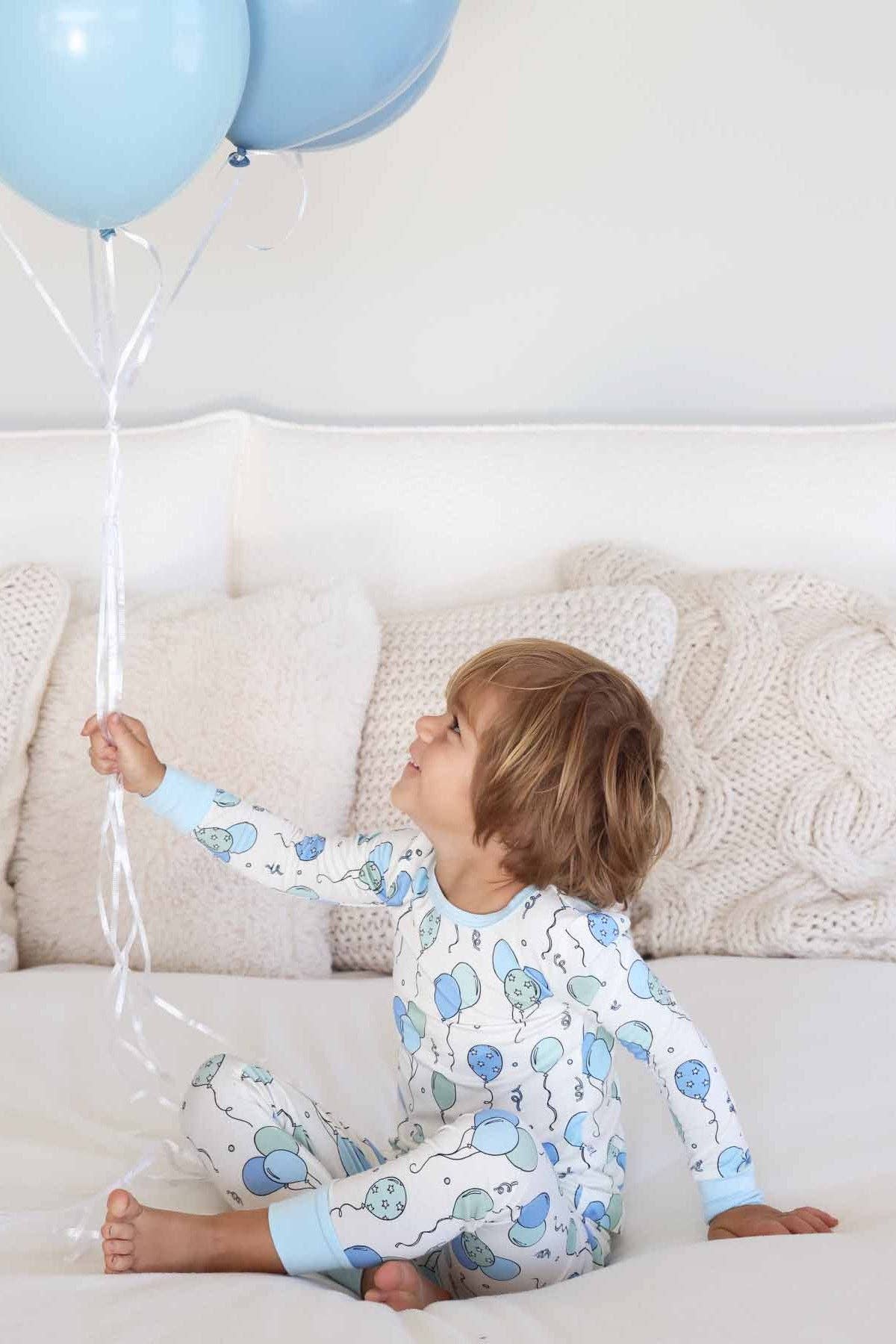Blue Party Time Pajama