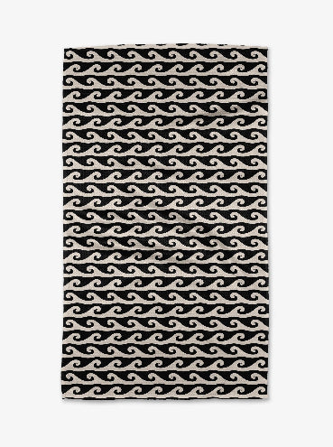 Rolling Waves Tea Towel