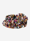 Jewel Tone 10 Strand Stretch Bracelets