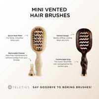 Mini Vented Brush | Tortoise